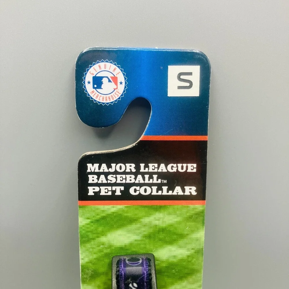 Pets First MLB Colorado Rockies Pet Collar Size S Colorful Dog &‎ Cat Collar New